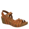 Bjorndal Womens Lily Wedge Sandal - Tan -Chic Shoe Shop US 01 202508 00