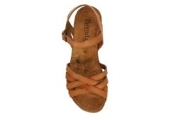 Bjorndal Womens Lily Wedge Sandal - Tan -Chic Shoe Shop US 01 202508 05