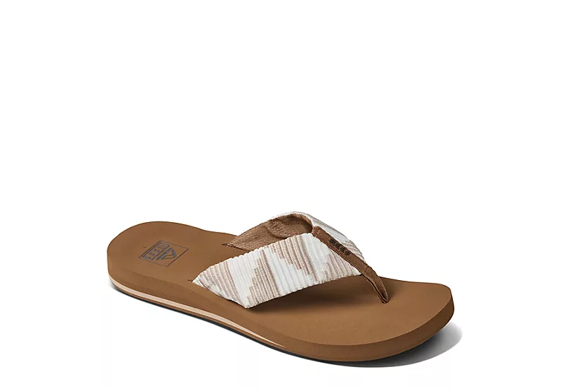 Reef Womens Spring Woven Flip Flop Sandal - Tan 3 Reef Womens Spring Woven Flip Flop Sandal - Tan