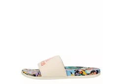 Adidas Womens Adilette Comfort Slide Sandal - Off White -Chic Shoe Shop US 01 203099 03