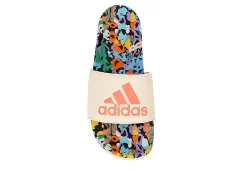 Adidas Womens Adilette Comfort Slide Sandal - Off White -Chic Shoe Shop US 01 203099 05