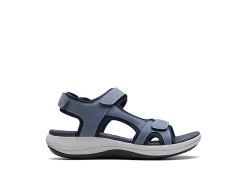 Clarks Womens Mira Bay Sandal - Denim -Chic Shoe Shop US 01 203200 01