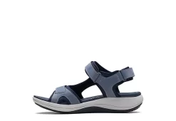 Clarks Womens Mira Bay Sandal - Denim -Chic Shoe Shop US 01 203200 03
