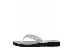 Skechers Womens Love Letter Flip Flop Sandal - White -Chic Shoe Shop US 01 203261 03