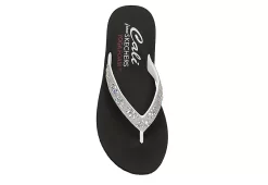 Skechers Womens Love Letter Flip Flop Sandal - White -Chic Shoe Shop US 01 203261 05