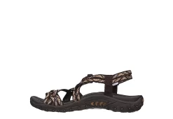 Skechers Womens Reggae Irie Mon Trail Grazer Outdoor Sandal - Chocolate -Chic Shoe Shop US 01 203282 02