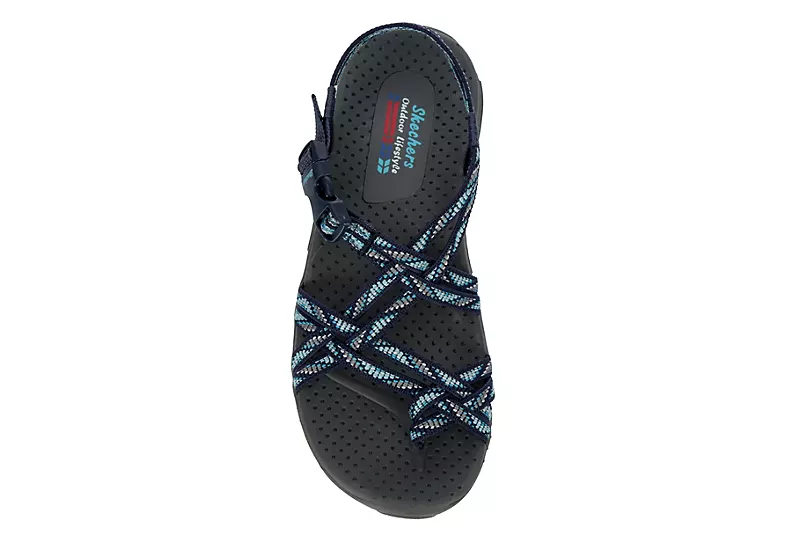 Skechers Womens Reggae Irie Mon Trail Grazer Outdoor Sandal - Navy 8 Skechers Womens Reggae Irie Mon Trail Grazer Outdoor Sandal - Navy - Image 6