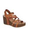 Xappeal Womens Maggy Wedge Sandal - Cognac -Chic Shoe Shop US 01 203298 00