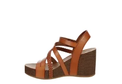 Xappeal Womens Maggy Wedge Sandal - Cognac -Chic Shoe Shop US 01 203298 03