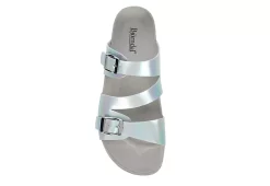 Bjorndal Womens Delaney Footbed Sandal - Silver -Chic Shoe Shop US 01 203311 05