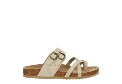 Bjorndal Womens Sami Footbed Sandal - Gold -Chic Shoe Shop US 01 203313 01