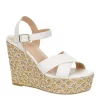 Michael By Michael Shannon Womens Luna Wedge Sandal - White 2 Michael By Michael Shannon Womens Luna Wedge Sandal - White -Chic Shoe Shop US 01 203329 00