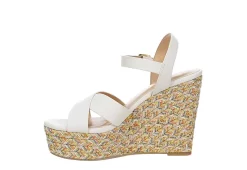 Michael By Michael Shannon Womens Luna Wedge Sandal - White -Chic Shoe Shop US 01 203329 03