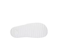 Adidas Womens Adilette Platform Slide Sandal - White -Chic Shoe Shop US 01 203333 06