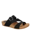 Eurosoft Womens Gladis Sandal - Black -Chic Shoe Shop US 01 203337 00