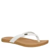 Reef Womens Stella Court Flip Flop Sandal - White -Chic Shoe Shop US 01 203340 00