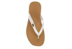 Reef Womens Stella Court Flip Flop Sandal - White -Chic Shoe Shop US 01 203340 05
