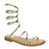 Dv By Dolce Vita Womens Maralin Flat Sandal - Gold 1 Dv By Dolce Vita Womens Maralin Flat Sandal - Gold -Chic Shoe Shop US 01 203350 00