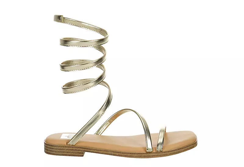 Dv By Dolce Vita Womens Maralin Flat Sandal - Gold 4 Dv By Dolce Vita Womens Maralin Flat Sandal - Gold - Image 2