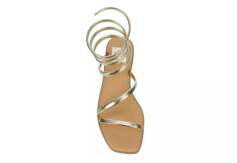 Dv By Dolce Vita Womens Maralin Flat Sandal - Gold 8 Dv By Dolce Vita Womens Maralin Flat Sandal - Gold - Image 6