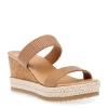 Dv By Dolce Vita Womens Effie Wedge Sandal - Tan -Chic Shoe Shop US 01 203354 00