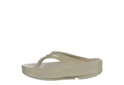 Oofos Womens Oomega Flip Flop Sandal - Khaki 12 Oofos Womens Oomega Flip Flop Sandal - Khaki -Chic Shoe Shop US 01 203392 03