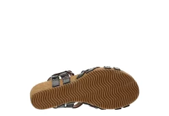 Bjorndal Womens Lily Wedge Sandal - Black -Chic Shoe Shop US 01 203399 06