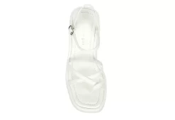 Madden Girl Womens Vaultt Wedge Sandal - White -Chic Shoe Shop US 01 203410 05