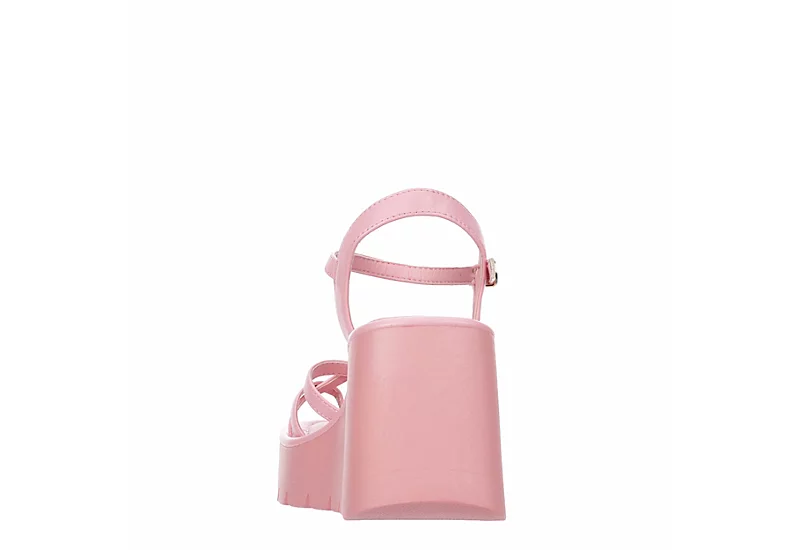 Madden Girl Womens Vaultt Wedge Sandal - Pink 7 Madden Girl Womens Vaultt Wedge Sandal - Pink - Image 5
