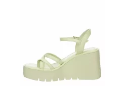 Madden Girl Womens Vaultt Wedge Sandal - Pale Green -Chic Shoe Shop US 01 203412 03