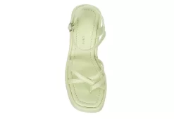 Madden Girl Womens Vaultt Wedge Sandal - Pale Green -Chic Shoe Shop US 01 203412 05