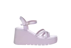 Madden Girl Womens Vaultt Wedge Sandal - Purple -Chic Shoe Shop US 01 203413 01