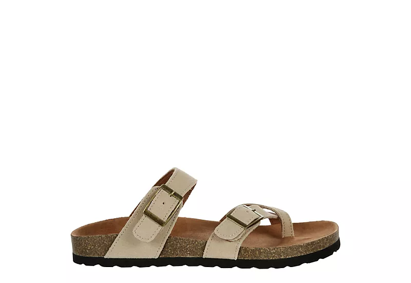 White Mountain Womens Gracie Footbed Sandal - Tan 4 White Mountain Womens Gracie Footbed Sandal - Tan - Image 2
