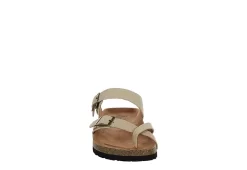 White Mountain Womens Gracie Footbed Sandal - Tan 11 White Mountain Womens Gracie Footbed Sandal - Tan -Chic Shoe Shop US 01 203417 02