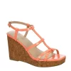 Michael By Michael Shannon Womens Natalia Wedge Sandal - Coral -Chic Shoe Shop US 01 203419 00