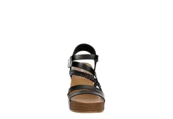 Xappeal Womens Maggy Wedge Sandal - Black -Chic Shoe Shop US 01 203423 02