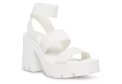 Madden Girl Womens Templee Platform Sandal - White