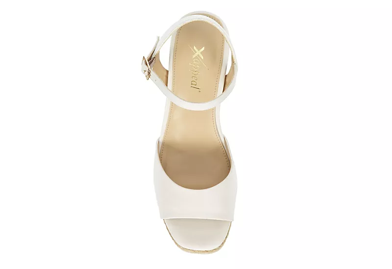 Xappeal Womens Sierra Wedge Sandal - White 8 Xappeal Womens Sierra Wedge Sandal - White - Image 6