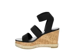 Madden Girl Womens Marandaa Wedge Sandal - Black -Chic Shoe Shop US 01 203537 03