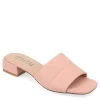 Journee Collection Womens Elidia Slip On Sandal - Blush -Chic Shoe Shop US 01 203586 00