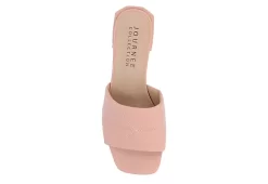 Journee Collection Womens Elidia Slip On Sandal - Blush -Chic Shoe Shop US 01 203586 05