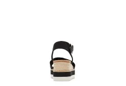 Toms Womens Diana Wedge Sandal - Black -Chic Shoe Shop US 01 203716 02