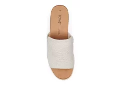 Toms Womens Diana Mule Sandal - Natural -Chic Shoe Shop US 01 203718 03
