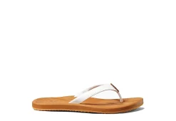 Reef Womens Zen Love Ii Flip Flop Sandal - White -Chic Shoe Shop US 01 203906 01
