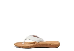 Reef Womens Santa Ana Flip Flop Sandal - White -Chic Shoe Shop US 01 203912 02