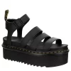 Dr. Martens Dr.martens Womens Blaire Quad Hydro Sandal - Black -Chic Shoe Shop US 01 204063 00
