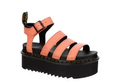 Dr. Martens Dr.martens Womens Blaire Quad Pisa Sandal - Coral