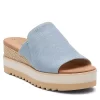 Toms Womens Diana Mule Sandal - Denim -Chic Shoe Shop US 01 204096 00