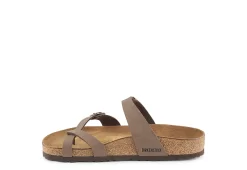 Birkenstock Womens Mayari Footbed Sandal - Brown -Chic Shoe Shop US 01 213426 03