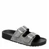 Madden Girl Womens Teddy Footbed Slide Sandal - Black -Chic Shoe Shop US 01 250030 00